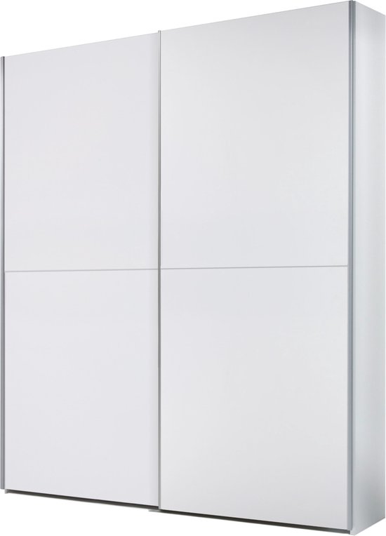 Armoire Interiax ' Emma' – Armoire à portes coulissantes Witte avec 2 Pendentifs et 2 Étagères | 170x57,5x195cm