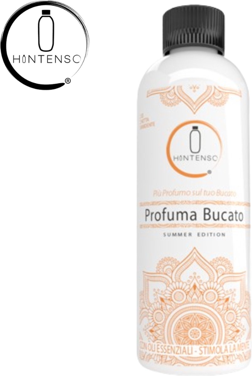 Wasparfum Hintenso Summer Edition 500ml 70 Wasbeurten - Inclusief 1 gratis tester - Frisse was - Heerlijke geur - Textielverfrisser – Wasverzachter – Zonnebrandcreme geur - Zomergeur - Wasparfum - Wasmachine