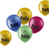 Ballonnen 'Welkom Sint & Piet' Meerkleurig - 6 stuks
