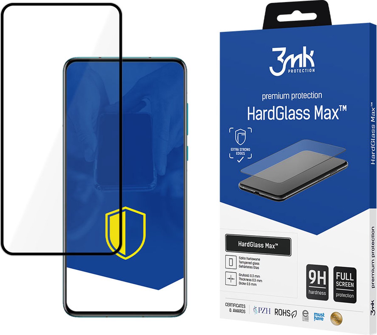 Huawei P40 Pro + 5G Black - 3mk HardGlass Max