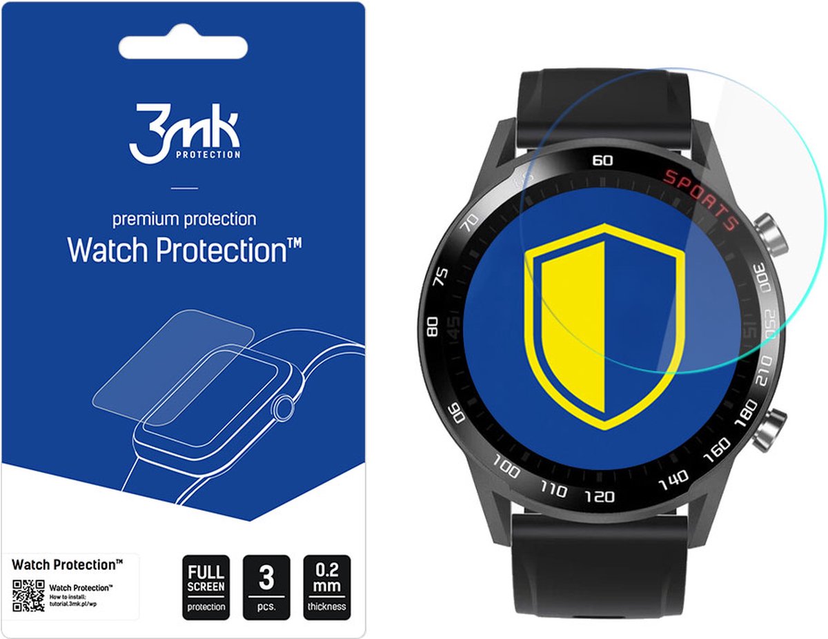 Bemi Rider RC1 - 3mk Watch Protection v. FlexibleGlass Lite