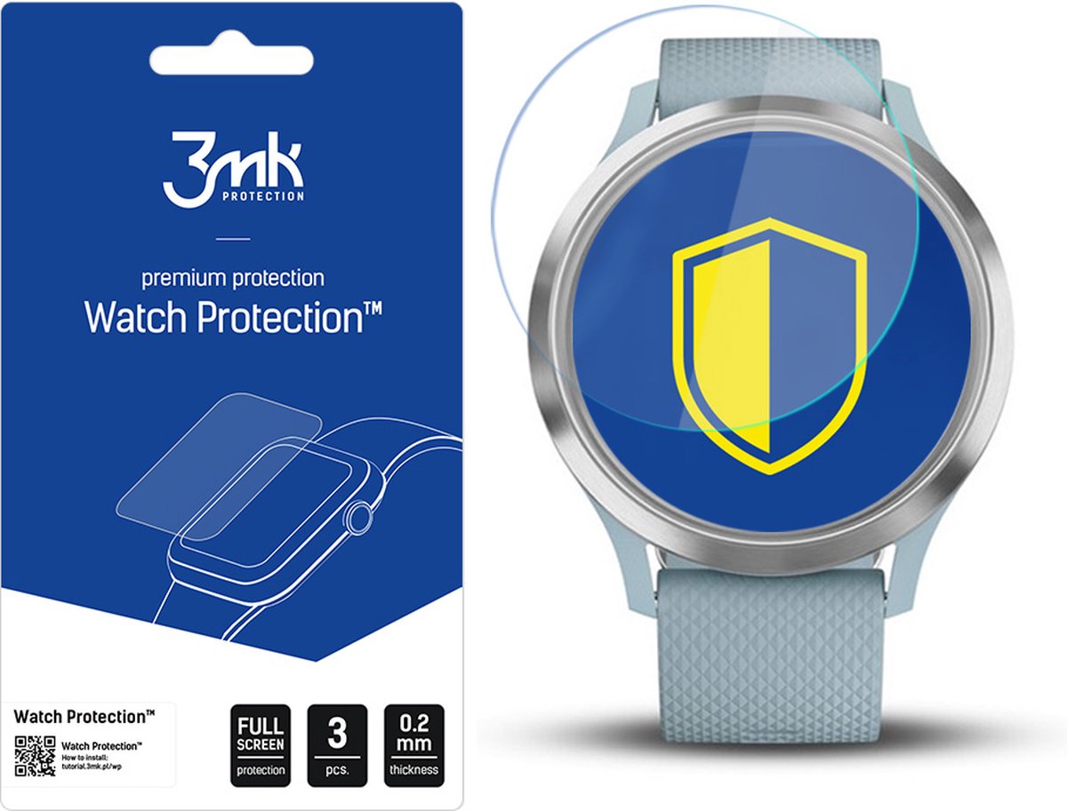 Garmin Vivomove HR - 3mk Watch Protection v. FlexibleGlass Lite