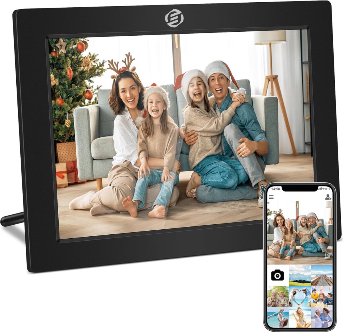 Equivera Digitale Fotolijst - Digitale Foto´s - Online en Offline - Digital Photo Frame