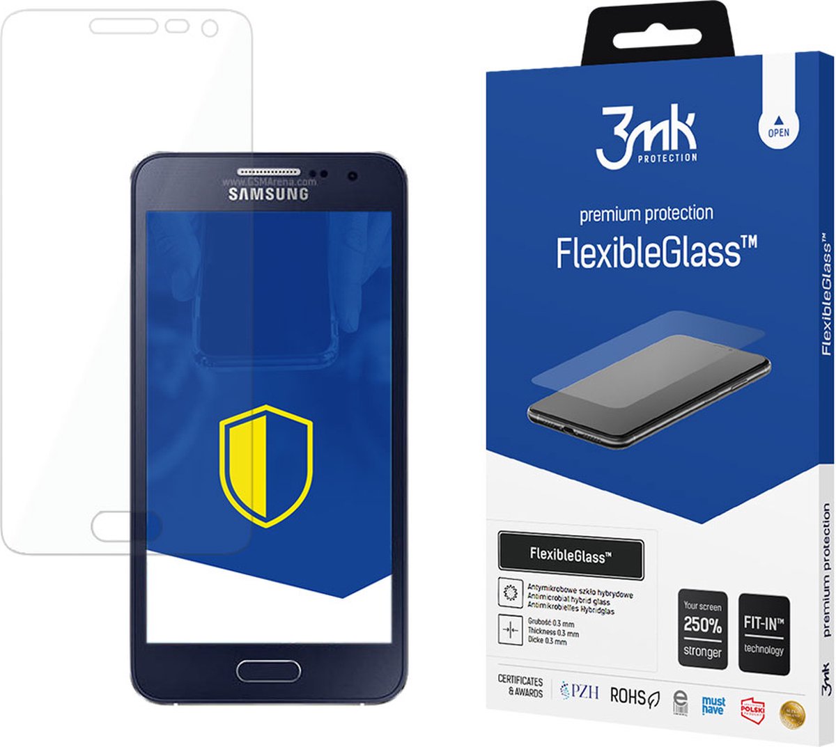 Samsung Galaxy A3 A300FU - 3mk FlexibleGlass