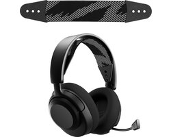 kwmobile vervangende koptelefoonband voor SteelSeries Arctis NOVA 1 / NOVA 1X / NOVA 3 koptelefoon band - Nylon zachte hoofdband voor hoofdtelefoon in zwart / grijs