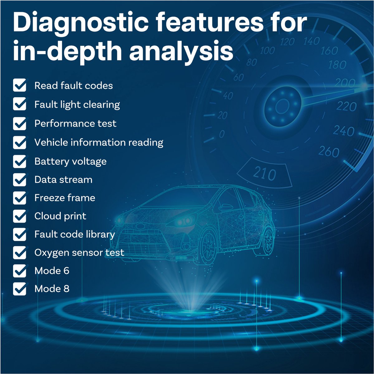 OBD2 Diagnoseapparaat Upgraded Auto Scanner thumbnail 3