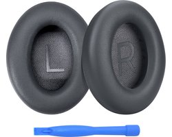 Vervangende Oorkussens voor Bose NC700 / Bose 700 Noise Cancelling Hoofdtelefoon van MMOBIEL - Memory Foam en Protein PU Koptelefoon Oorkussens - Noise Isolation Earpads – Donker Grijs
