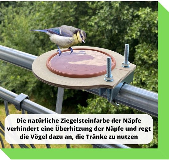 Vogelbad Binnen - Ajusteerbare Parkietenbad,Automatische Kom Met Kraan