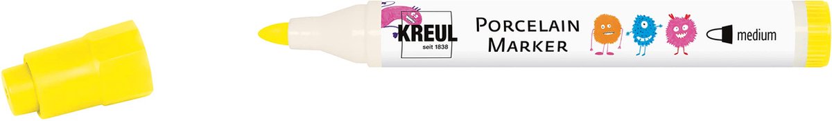 KREUL 16301 markeerstift 1 stuk(s) Fibre tip Geel