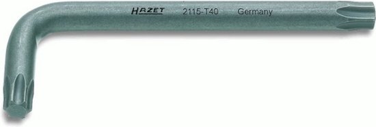 HAZET 2597 95 Mm T 45 Torx Profile Bent Bit Holder For Door Hinges