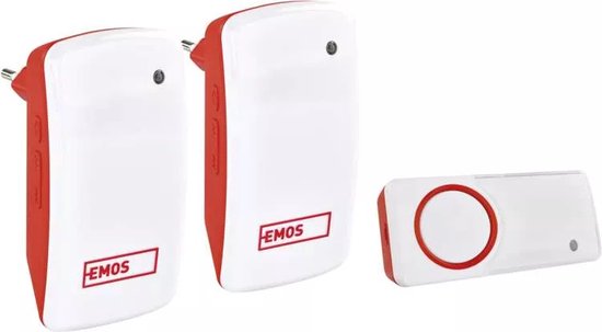 EMOS Draadloze deurbel zonder batterij, 2x bel, P5750.2R — afbeelding 5