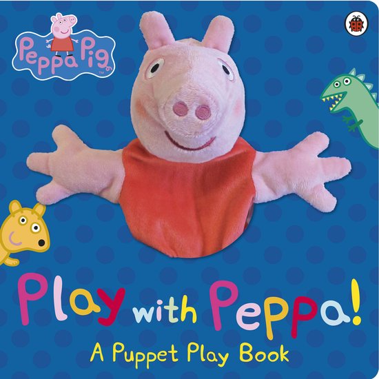 Peppa Pig Play With Peppa Hand Puppet Bk - cover