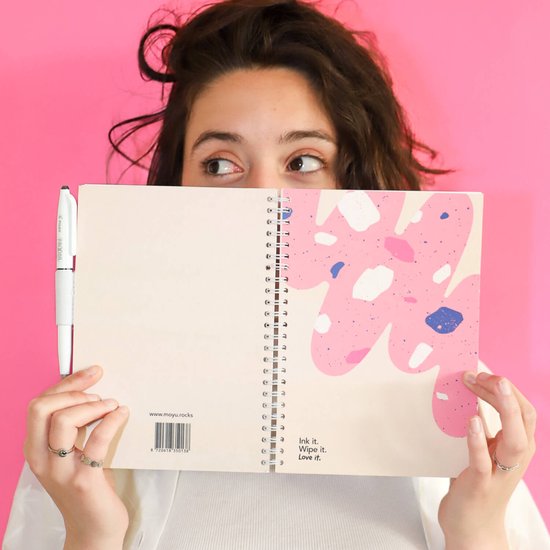 MOYU - Carnet Flamingo Désert - Carnet Effaçable A5 Premium