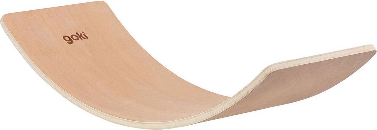 Goki Houten Balansbord Halve Maan Naturel 82cm