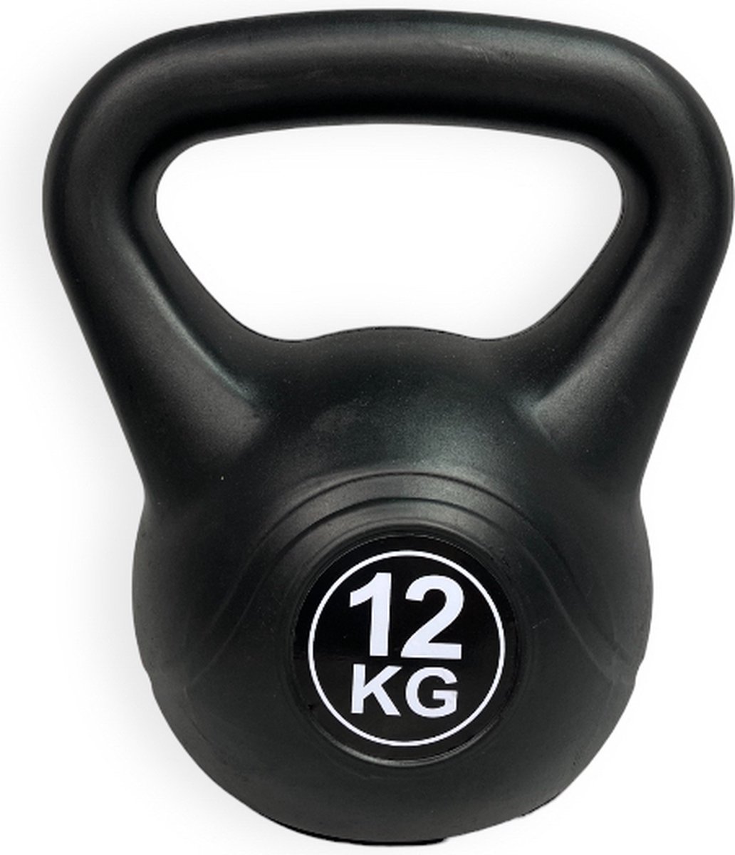 Padisport - Kettlebell 12 Kg - Kettlebell - Kettlebells - 12 Kg - Fitness Gewichten Kettlebell - Kettlebell 12 Kg PVC