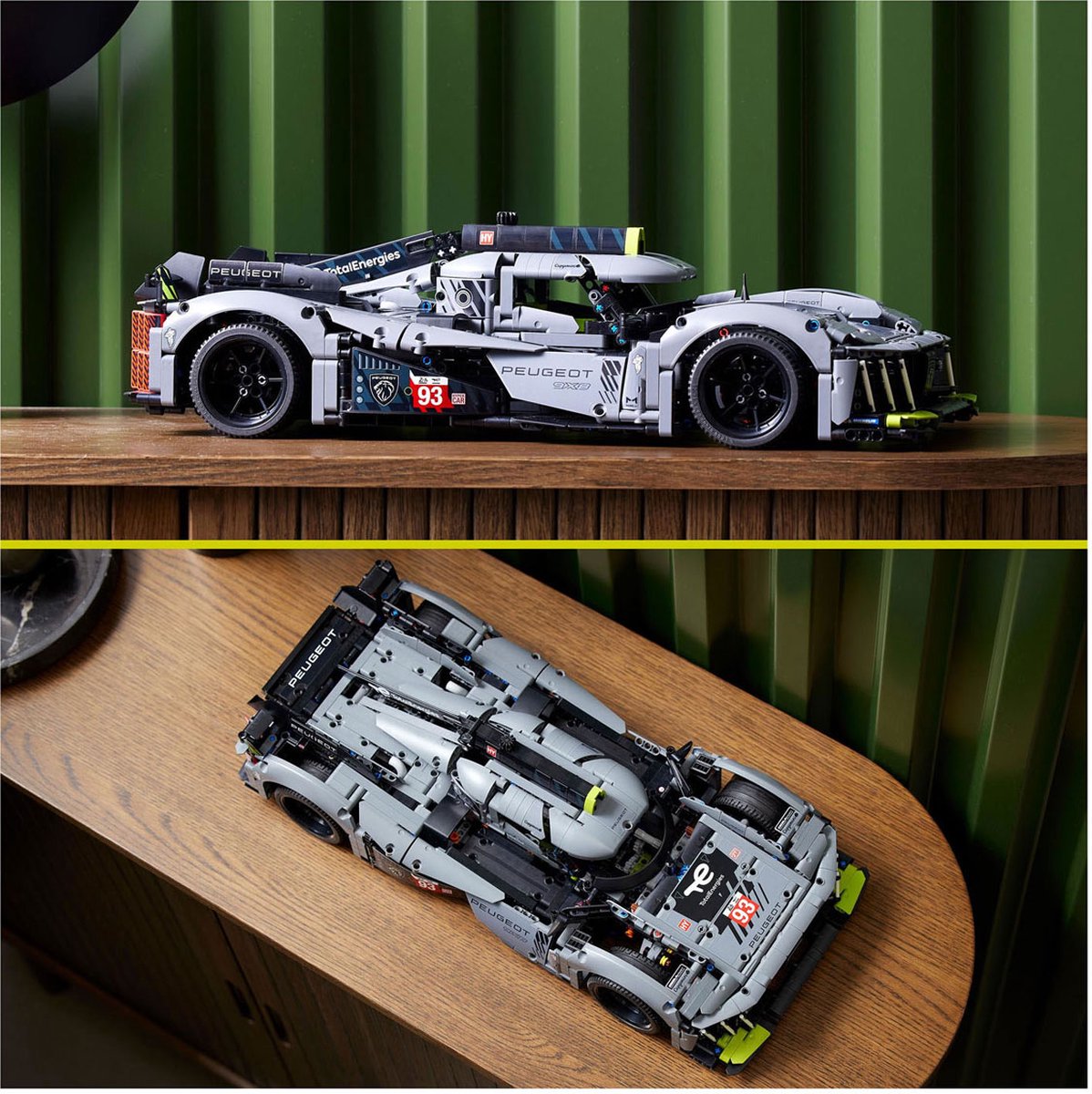 LEGO Technic PEUGEOT 9X8 24H Le Mans Hybrid Hypercar Modelauto Bouwpakket voor Volwassenen - 42156 — afbeelding 12