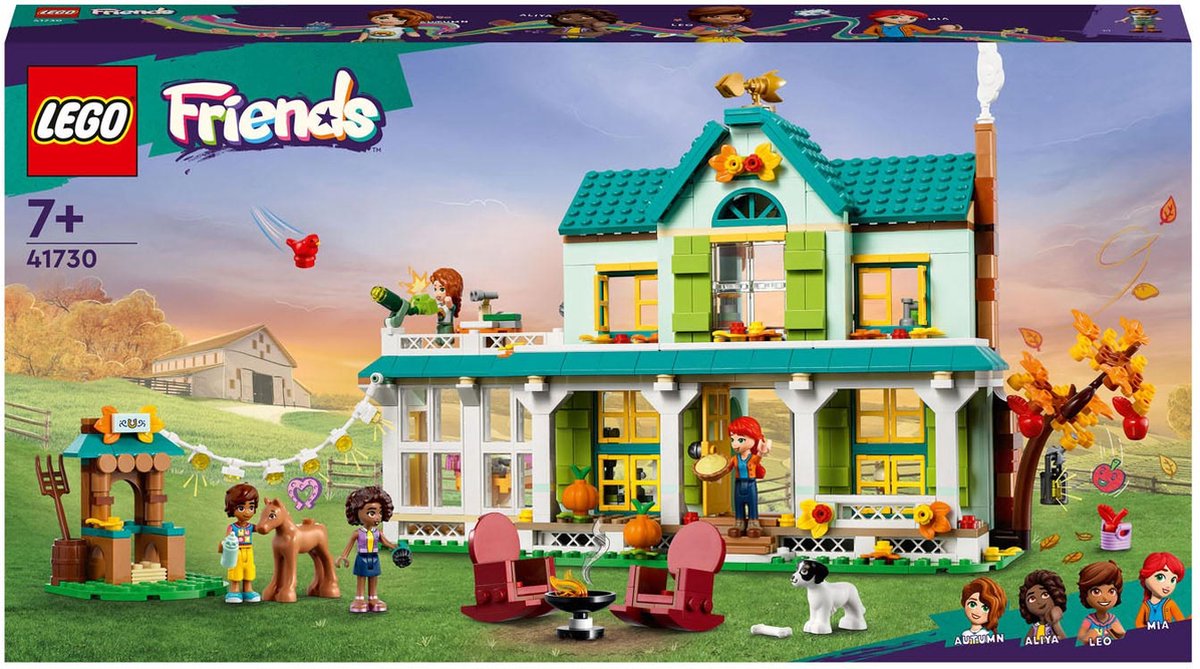 LEGO Friends Autumns huis, Poppenhuis Speelset met Minipoppetjes en Accessoires - 41730 — afbeelding 9