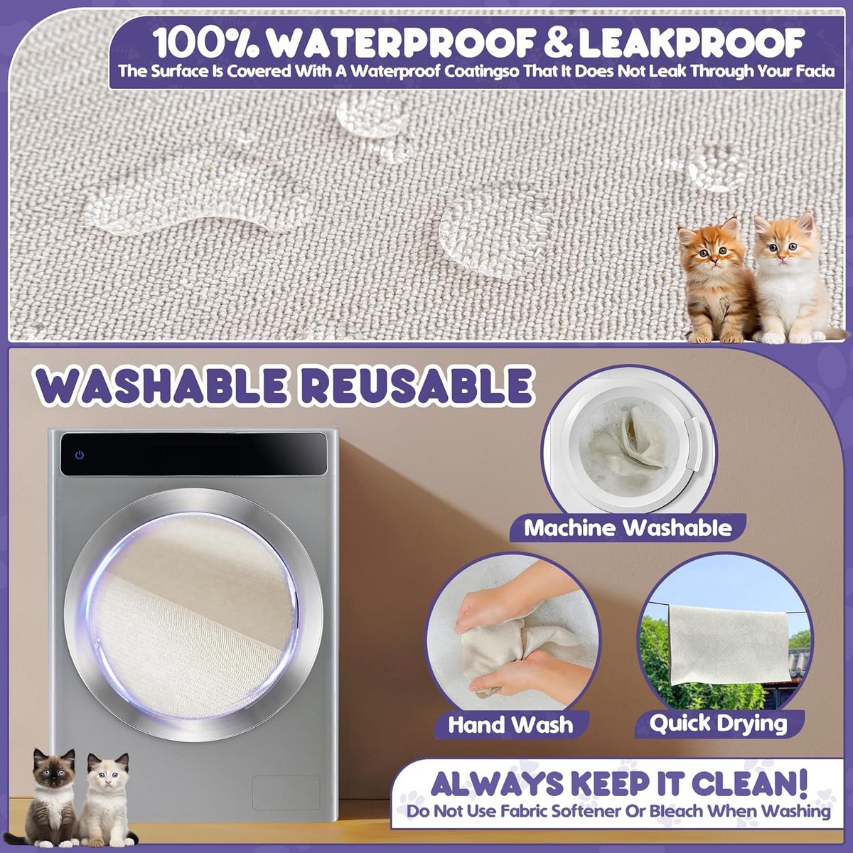 Garden Chic Katoenen Bankhoes, Universele Antislip Bankbeschermer Voor Honden Patchwork Bankhoes Vloermat 50x160cm 20x63inch C