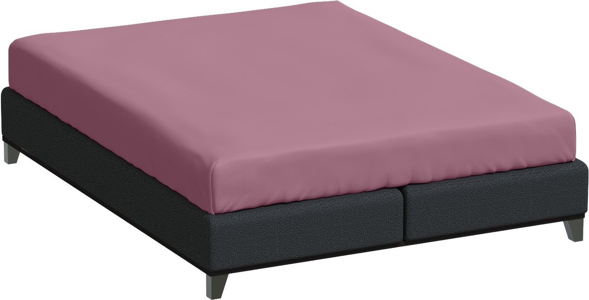 Bella Donna Hoeslaken Jersey Lits-jumeaux XL vintage roze-0567 200/220-200/240