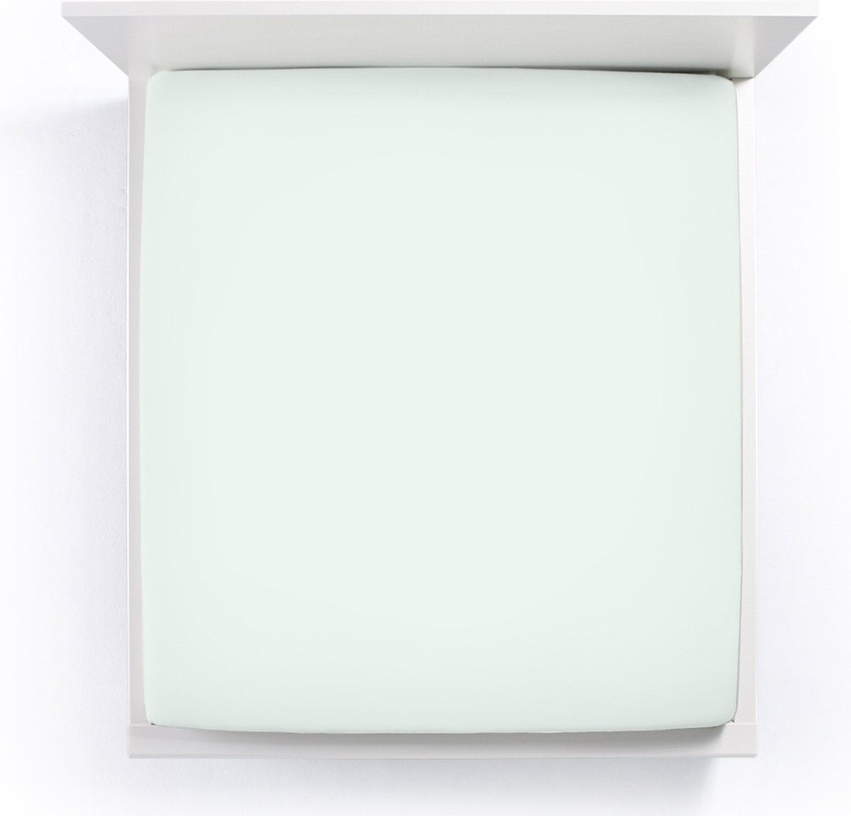 Bella Donna Jersey La Piccola Topperhoeslaken 180x210-220 cm pastelgroen-0629