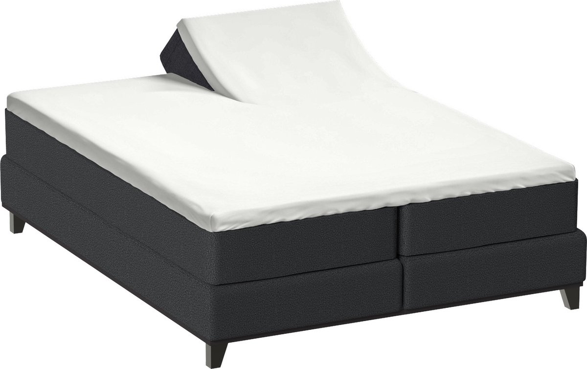 Bella Donna La Piccola Duo 1 Splittopperhoeslaken - 0114- 160x200 cm Wit