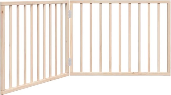 vidaXL - Clôture pour chien - pliable - 2 - panneaux - 160 - cm - bois de peuplier