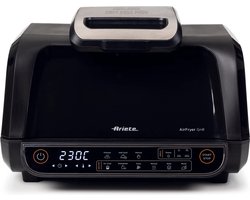Ariete 4635/00 - Airfryer XXL - 2-in-1 Grill & Hetelucht Friteuse - 8 liter - Zwart