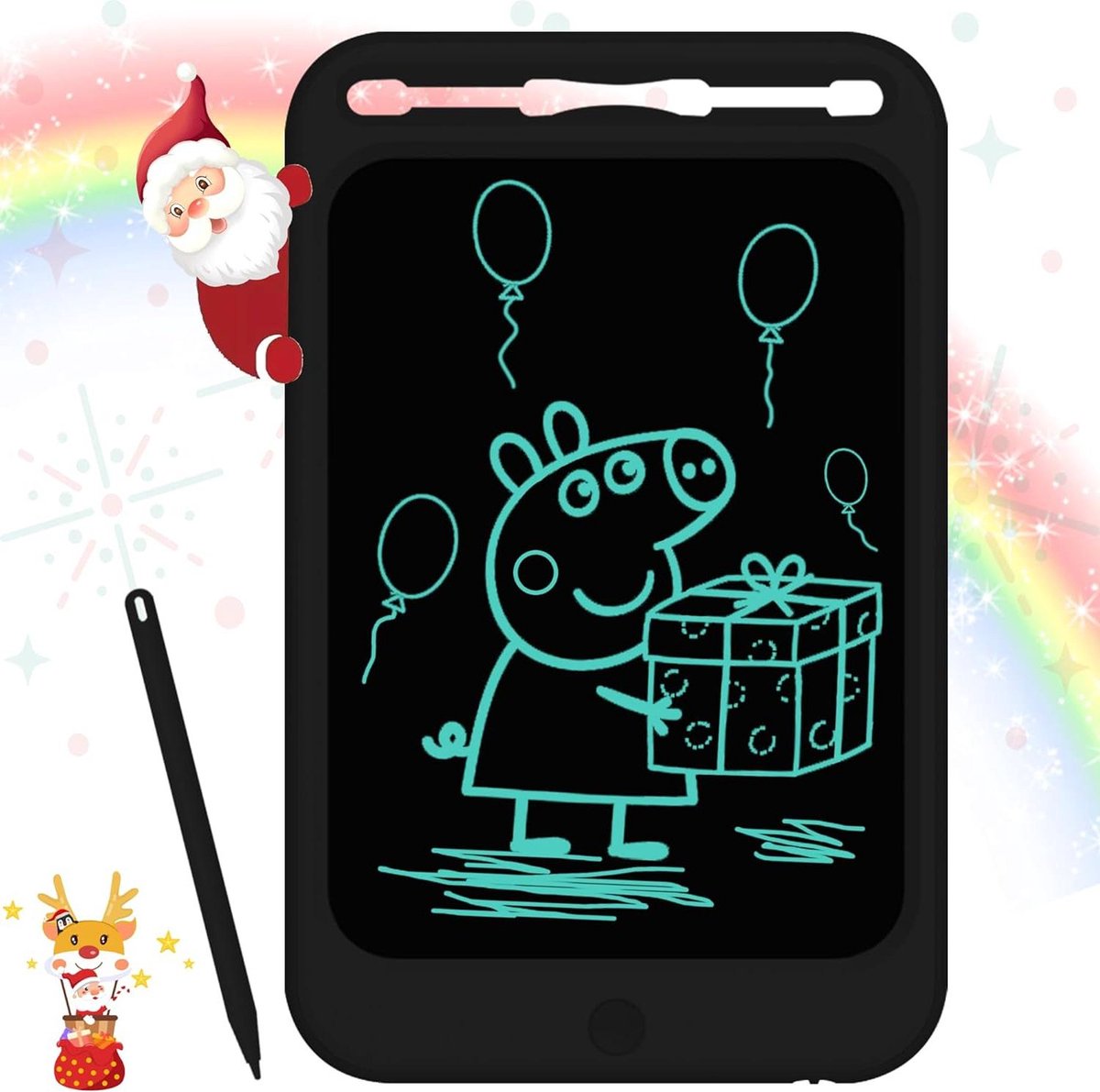 10 Inch Lcd Schrijftablet - Heldere Kleurrijke Elektronische Tekentafel Met Geheugenslot - Handschrift Papierloos Notitieblok - Geschikt Voor Thuiswerk School Kantoor Schoolbord Tekenbord