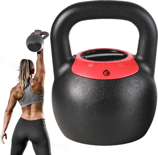 Kettlebell - Focus Fitness - 10 kg - Gietijzer kopen