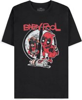 Deadpool Babypool - I Need A Drink Heren T-shirt - zwart - L