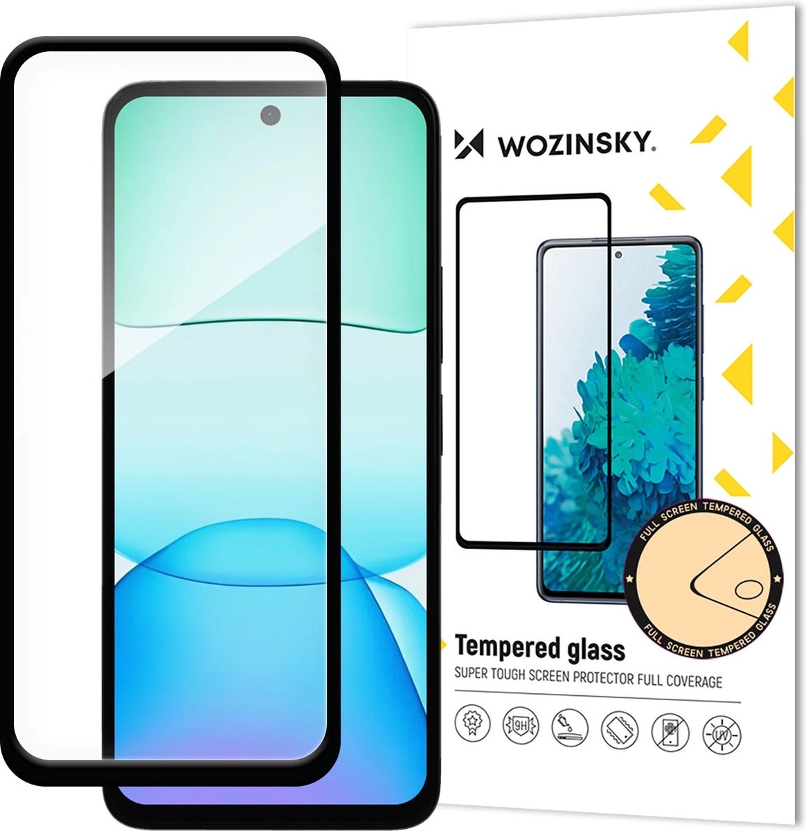 Wozinsky volledig lijm gehard glas voor Xiaomi Redmi 13