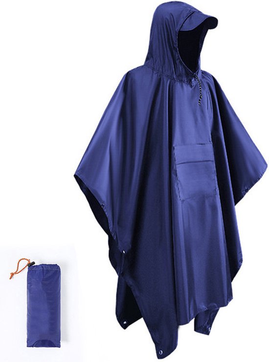 Regenponcho Waterdicht Herbruikbaar met Reflecterende