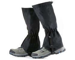 Waterdichte Sneeuw Gaiters - Ajusteerbare Wandelsokken - Anti-Scheur Polyester - Veilige Voetband - Voor Heren & Dames - Zwart - 1 paar