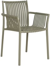 Chaises de jardin empilables House Nordic Tulsa Green - Set de 4