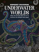 Adult Colouring Book- Midnight Colouring: Underwater Worlds