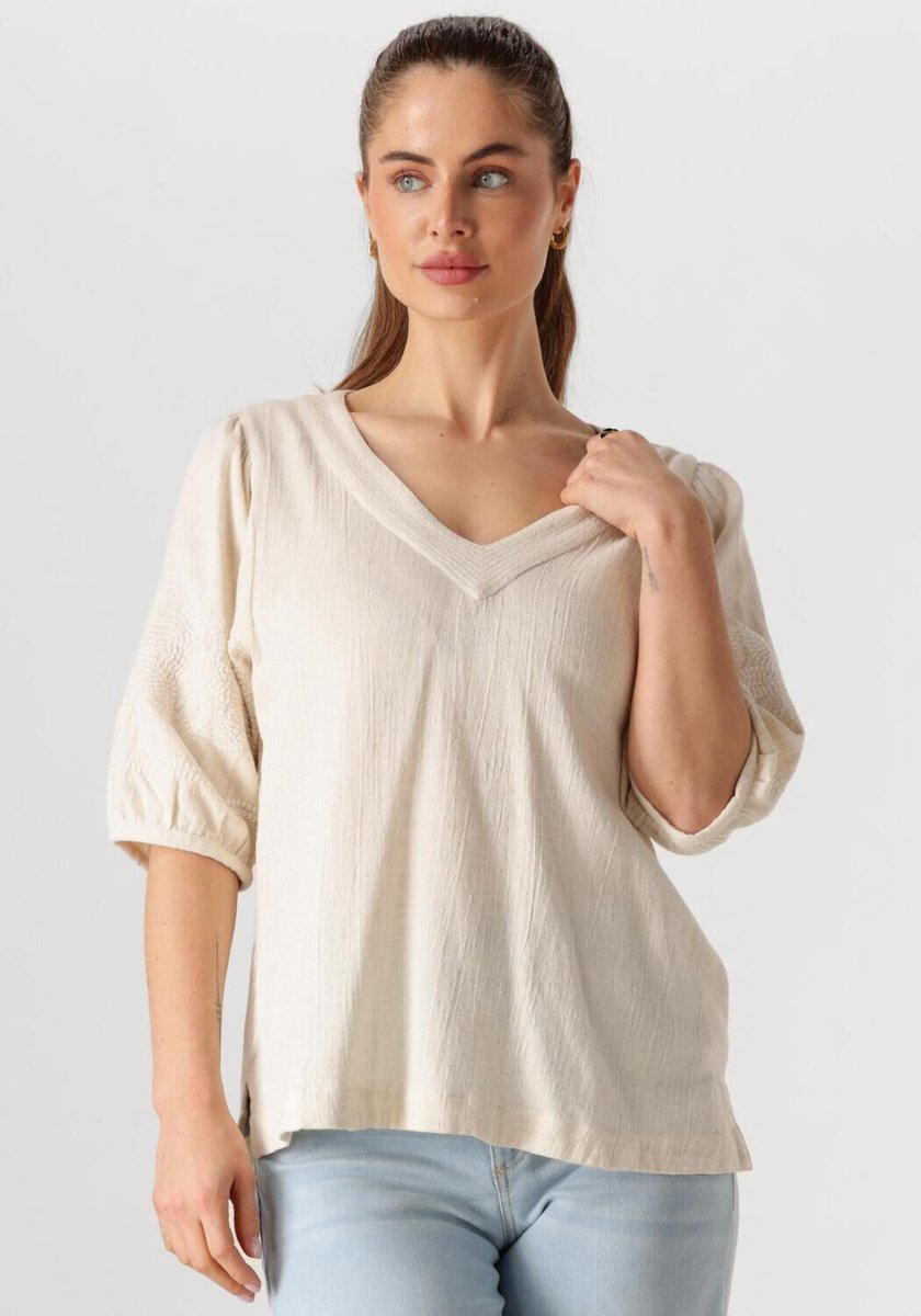 Circle Of Trust Evalina Blouse Dames - Jurken - Ecru - Maat XS