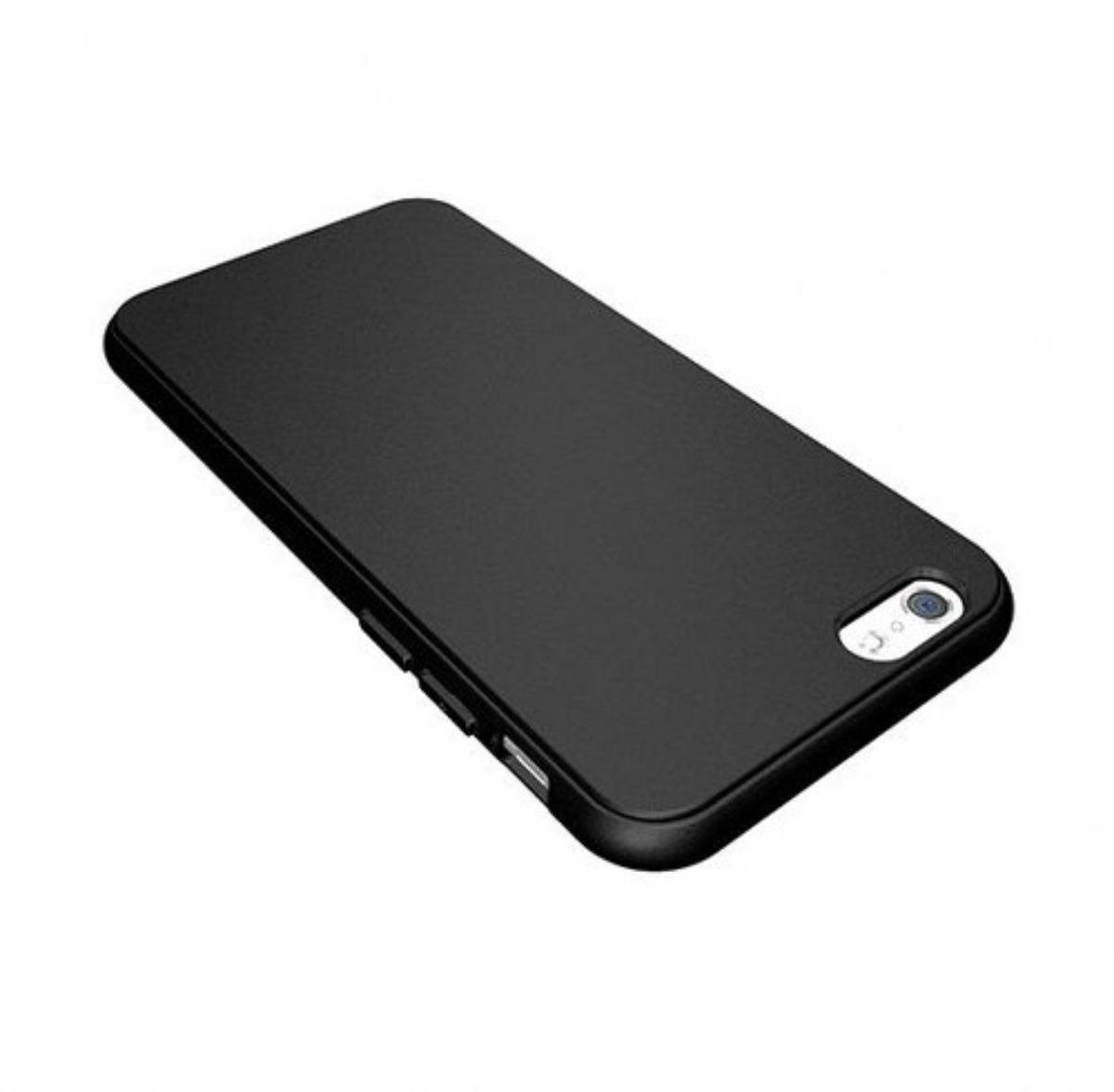 MYWAY, Hoesje Geschikt voor Apple iPhone 6/6S TPU POLYGAB, Zwart