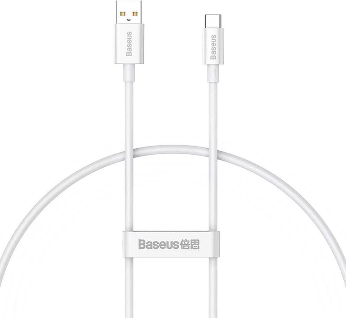Baseus Usb Naar Usb-C Kabel 100W Voor Telefoons 0,25M Voor Snel Opladen