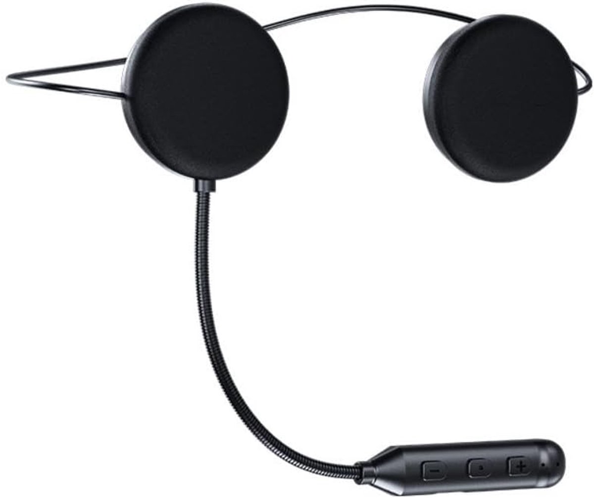Draadloze Motorhoofdtelefoon met Geluidsreductie en Microfoon - BT5.3 Handsfree Intercom voor Motorrijden