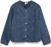 Vero Moda Jas Vmera Ls Quilted Dnm Jacket Si343 10339351 Medium Blue Denim Dames Maat - M
