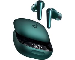 soundcore Liberty 4 Pro van Anker, draadloze oordopjes met iruisonderdrukking, 7 sensoren, realtime adaptieve ruisonderdrukking, 2x sneller opladen, hifi-muziek op studioniveau,6microfoons en Al - Groen