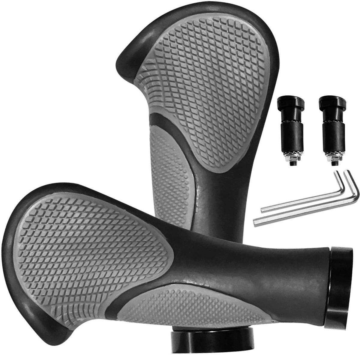 Ibenzoa® Verbeterde Stuurgreep voor Fiets met Antislip Rubber