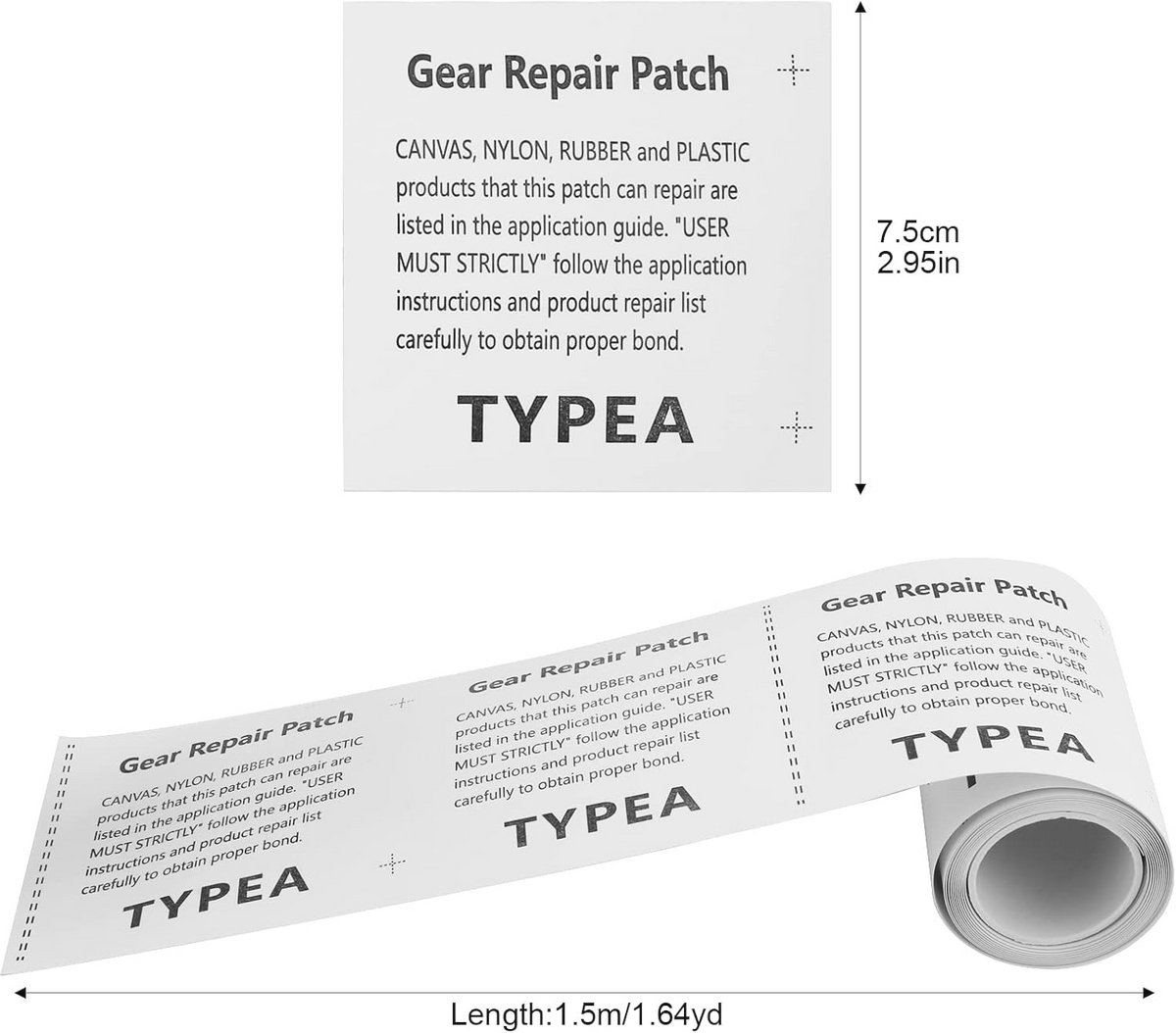 HONGTAISHENG-reparatietape voor stofdekzeilen, zeildoekpatches, zeildoektape, 5M*8CM, voor vrachtwagenzeildoek, luifel, tent, Blauw, PVC