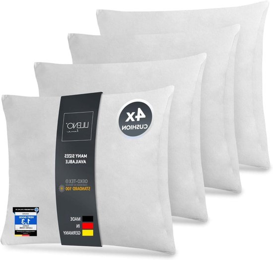 LILENO HOME 2er Set Kissenfüllung 45 x 45 cm - 95°C waschbares Innenkissen geeignet für