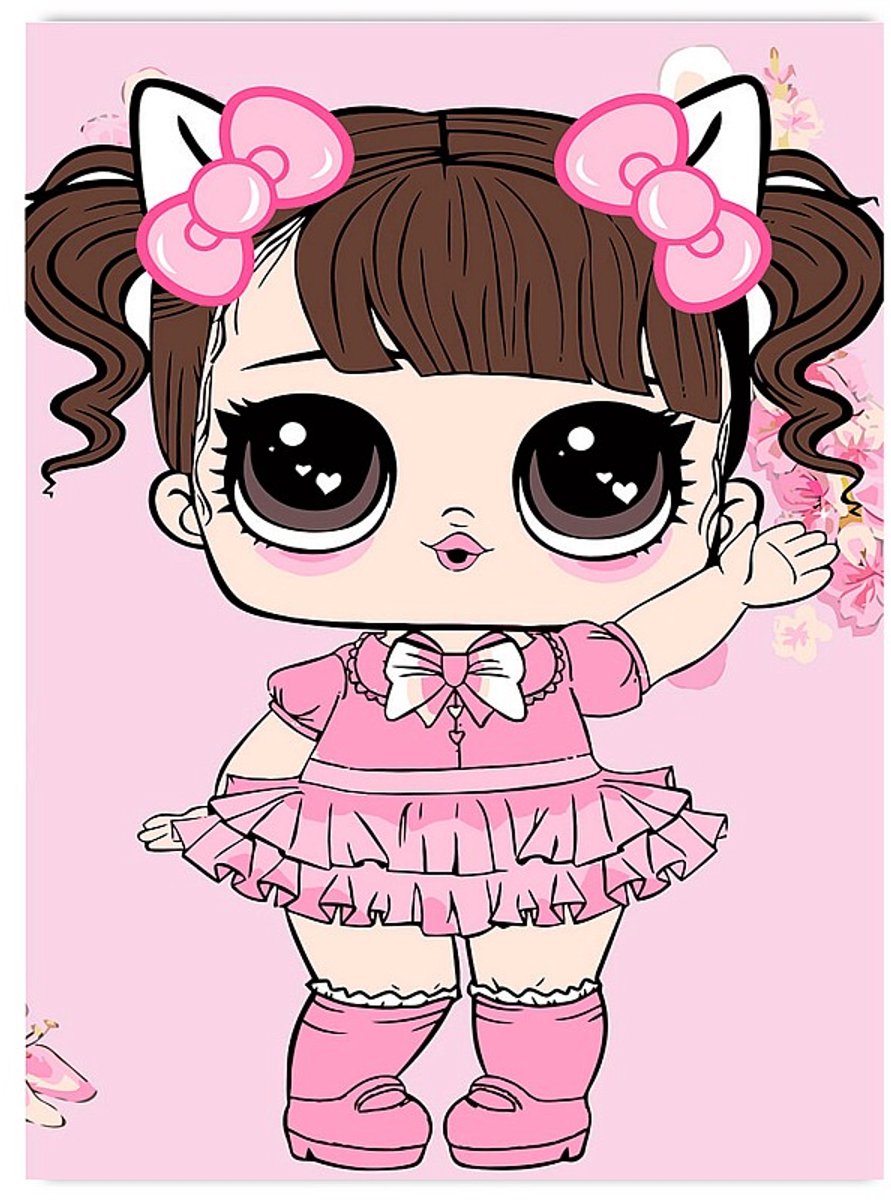 Protsvetnoy Paint by Numbers | Little girl in pink dress - MC1094E