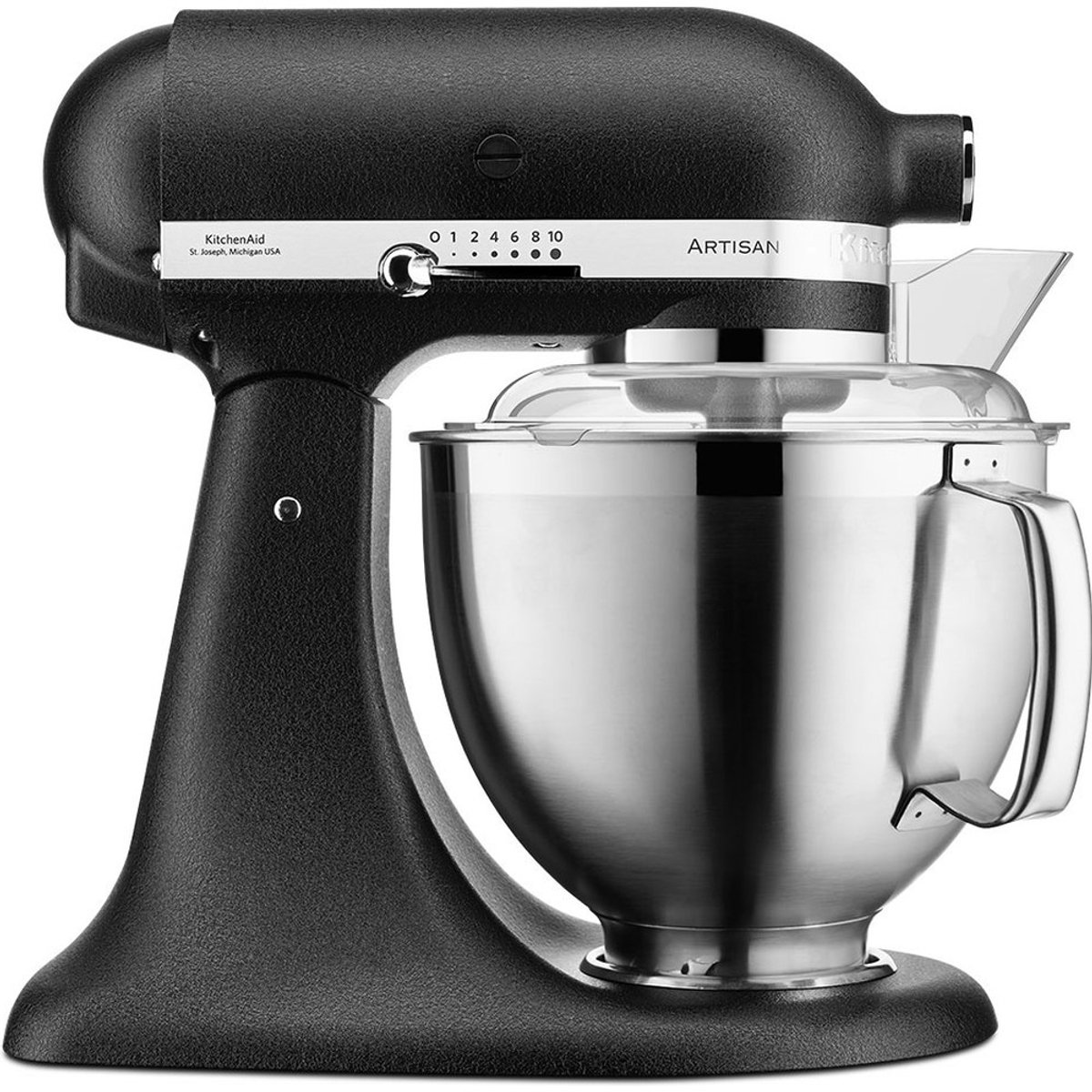 Kitchenaid Artisan keukenmachine 4,8 liter 5KSM185PSEBK - Vulkaanzwart