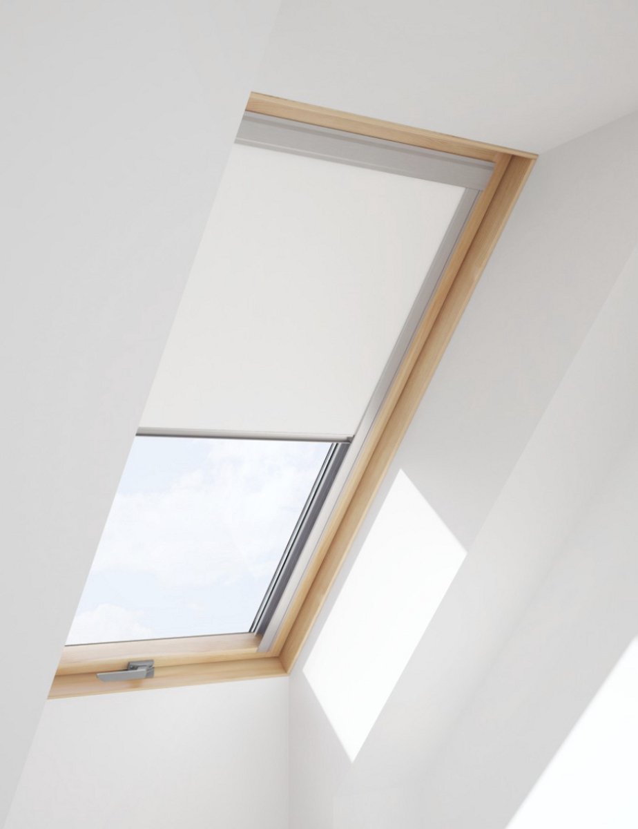 Contrio Verduisterend Rolgordijn voor VELUX Dakramen, U04, 804, 7, *WIT*