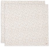 Jollein - Hydrofiele Doek Large 115x115cm - Inbakerdoek - Zacht Katoen - 2 Stuks - Bloomy