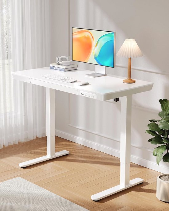 KIAMPON Houten vloerlamp met planken, 1,6 m woonkamer vloerlamp lamp inbegrepen, moderne binnenverlichting 3 kleurtemperaturen (3000K-5000K) opbergplank voor slaapkamer kantoor - bruin