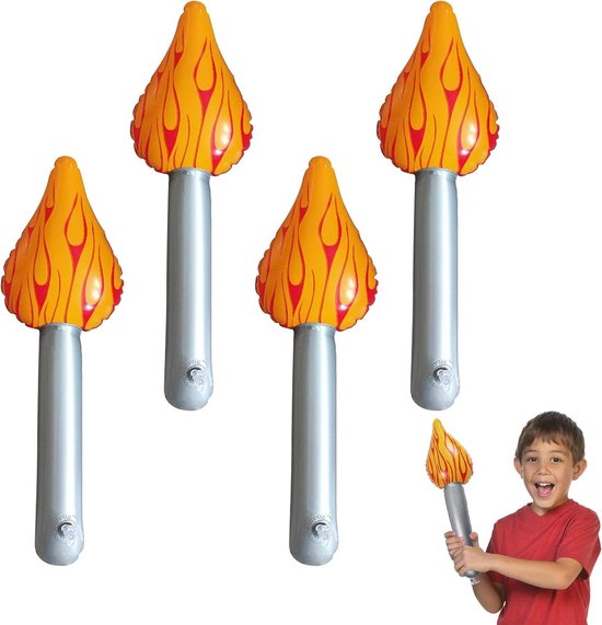 Amazon Inflatable Torch Inflatable Olympic Medieval Flame Torch Stick for Olympics Theme ...